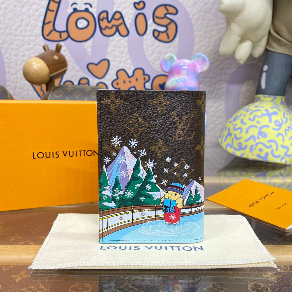 LV M82621 Louis Vuitton Passport Cover Pink