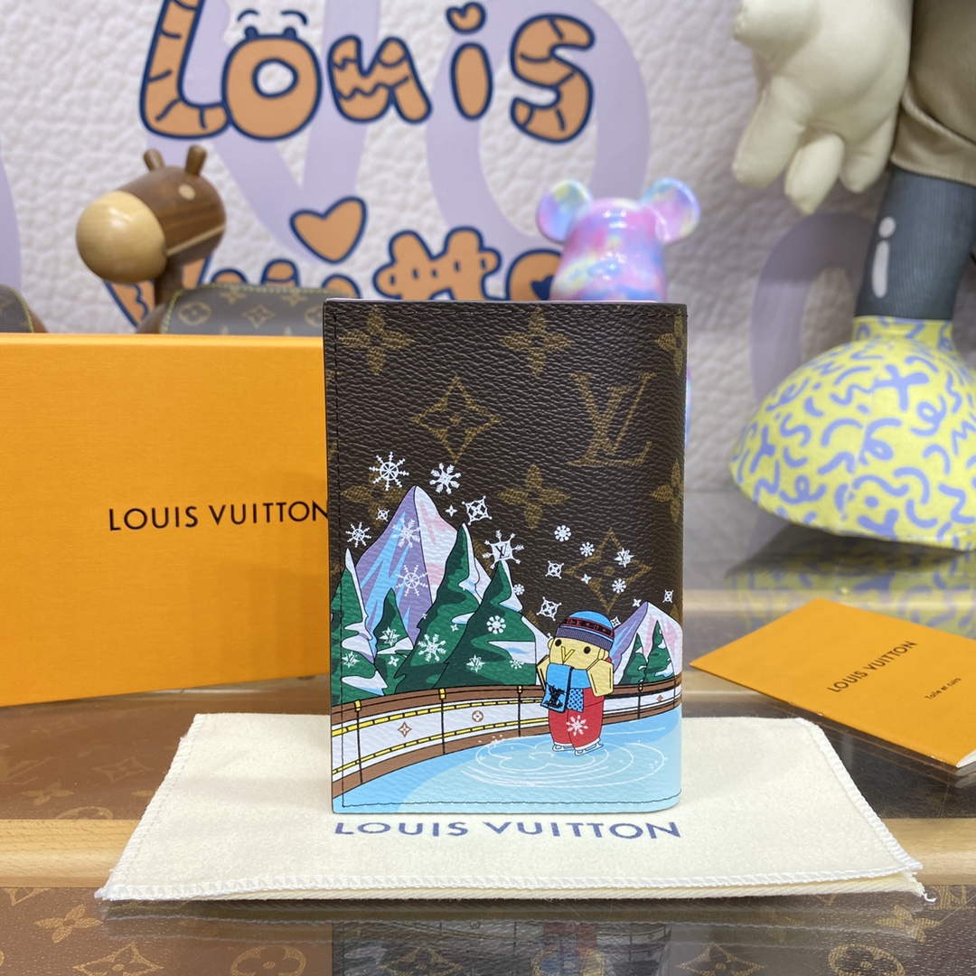 LV M82621 Louis Vuitton Passport Cover Pink