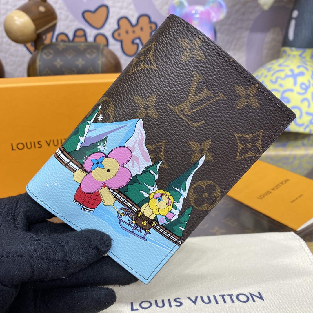 LV M82621 Louis Vuitton Passport Cover Pink