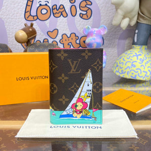 LV M82625 Louis Vuitton Passport Cover Dragon Fruit Pink - Default Title - View 1