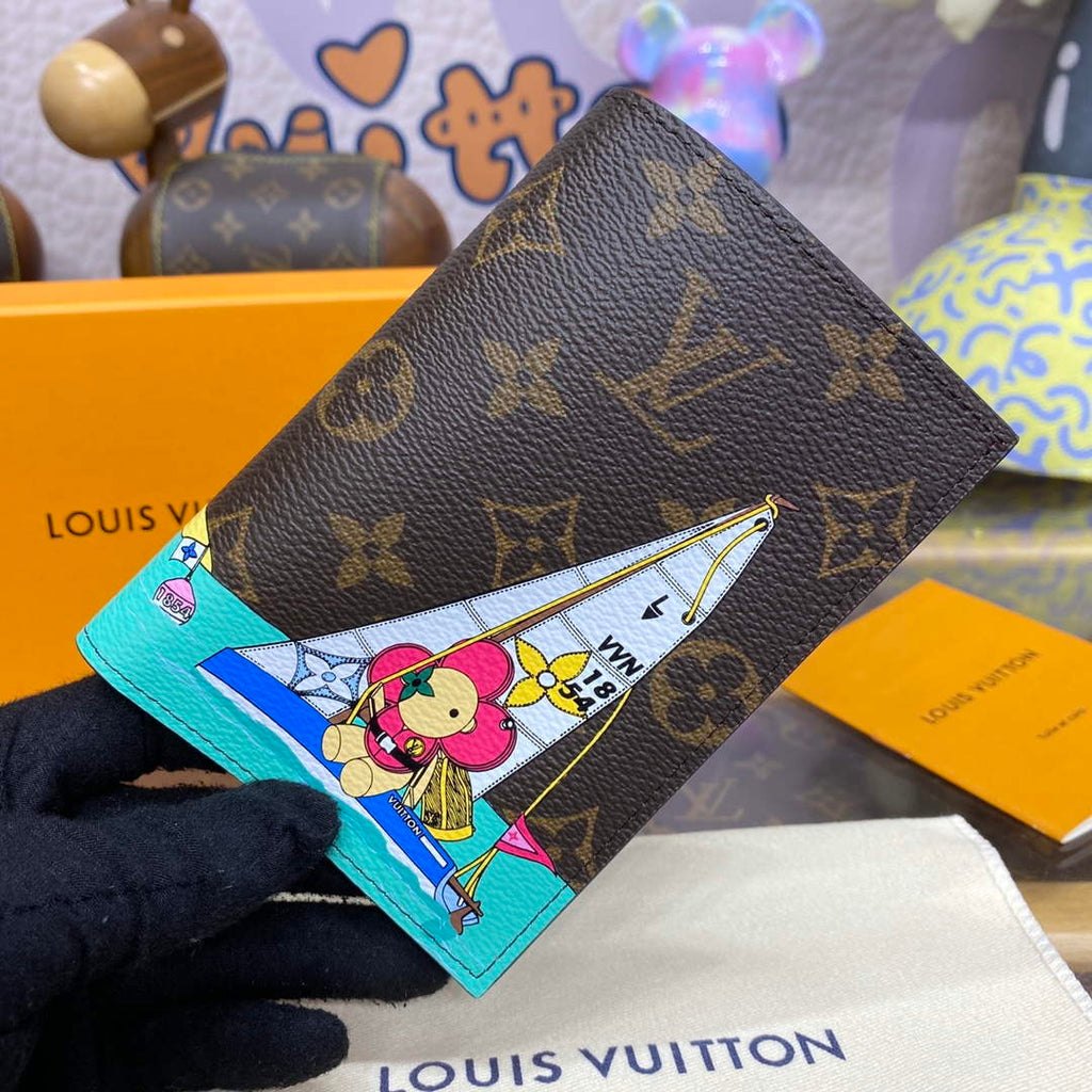 LV M82625 Louis Vuitton Passport Cover Dragon Fruit Pink