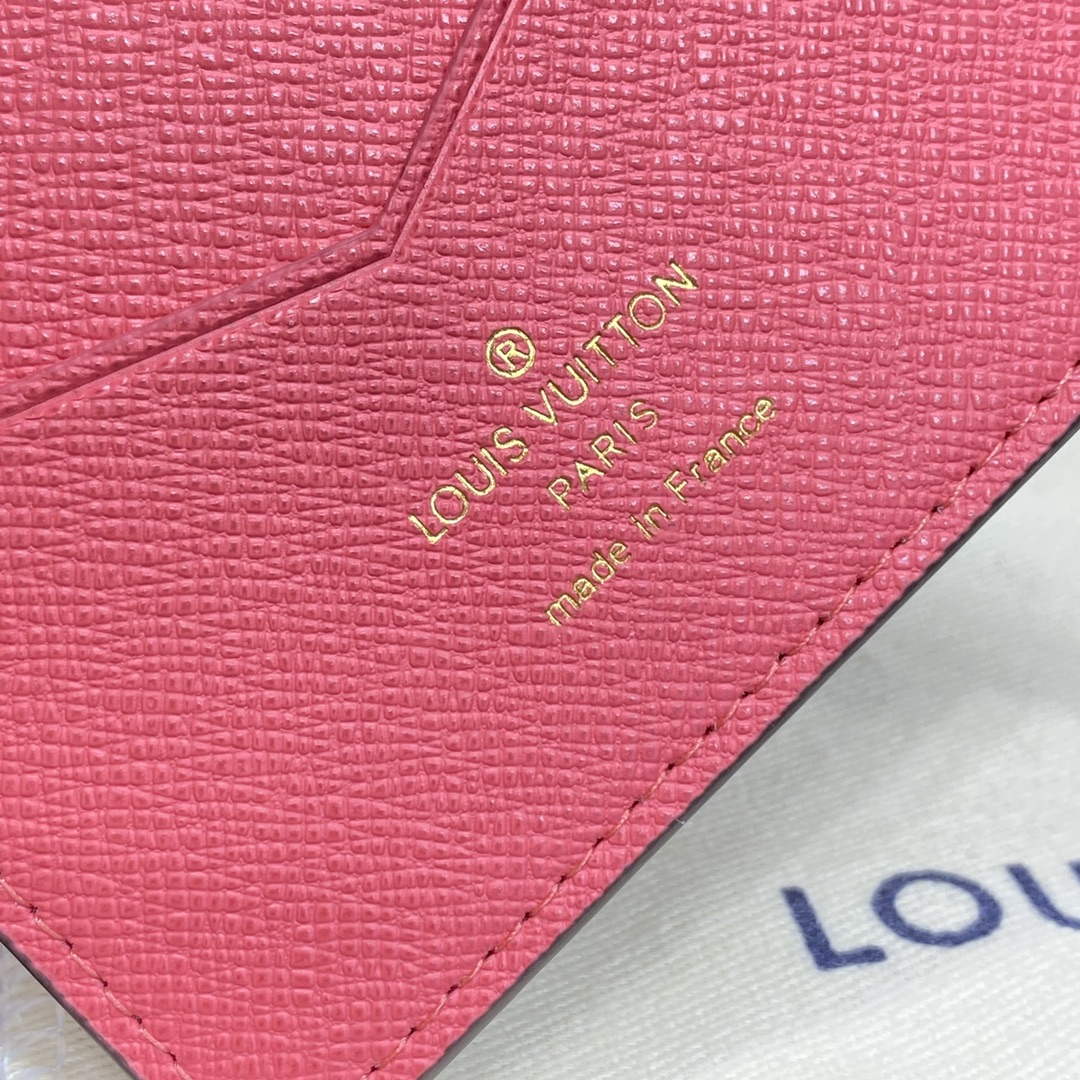 LV M82625 Louis Vuitton Passport Cover Dragon Fruit Pink
