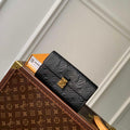 LV M82638 Louis Vuitton Sarah Wallet Black - Default Title - View 1
