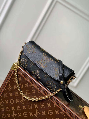 LV M82653 Louis Vuitton Ivy Wallet On Chain Black - Default Title - View 1