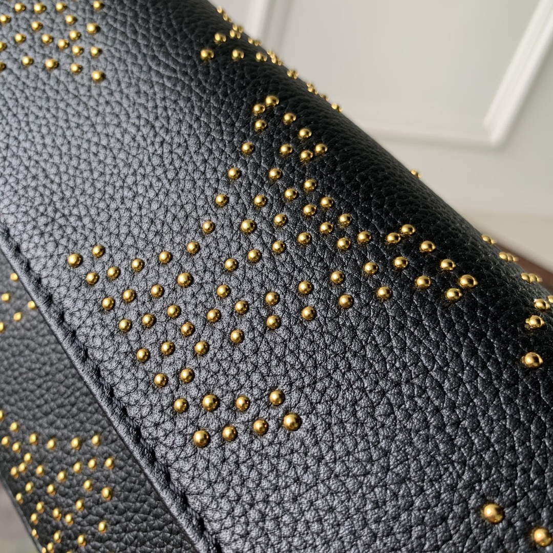LV M82653 Louis Vuitton Ivy Wallet On Chain Black - Default Title - View 9