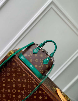 LV M82717 Louis Vuitton Nano Alma Bag Green - Default Title - View 1