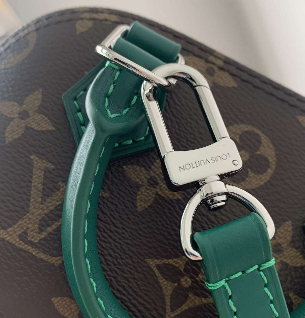 LV M82717 Louis Vuitton Nano Alma Bag Green - Default Title - View 6