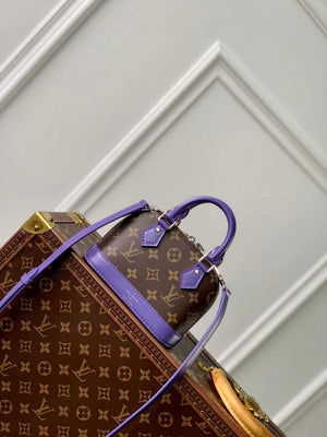 LV M82717 Louis Vuitton Nano Alma Bag Purple - Default Title - View 1