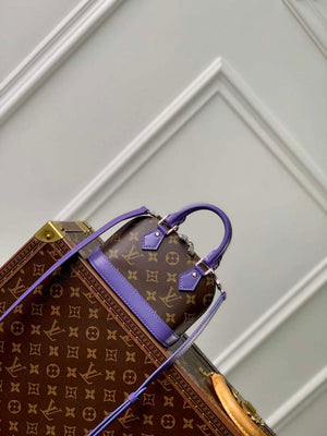 LV M82717 Louis Vuitton Nano Alma Bag Purple - Default Title - View 3