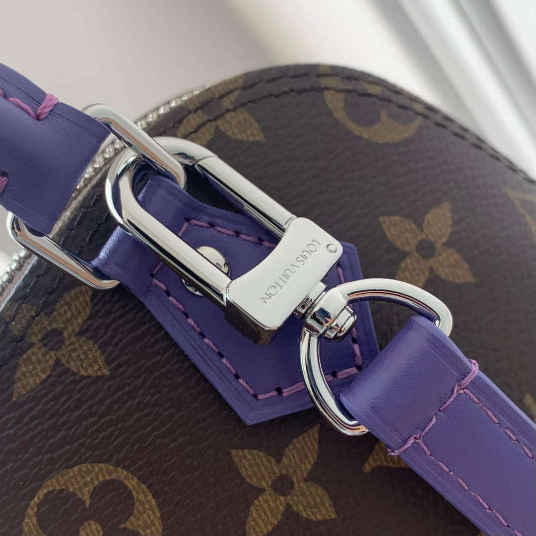 LV M82717 Louis Vuitton Nano Alma Bag Purple