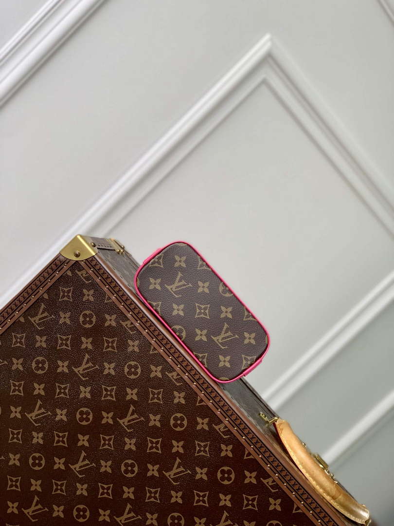LV M82717 Louis Vuitton Nano Alma Bag Rose Red