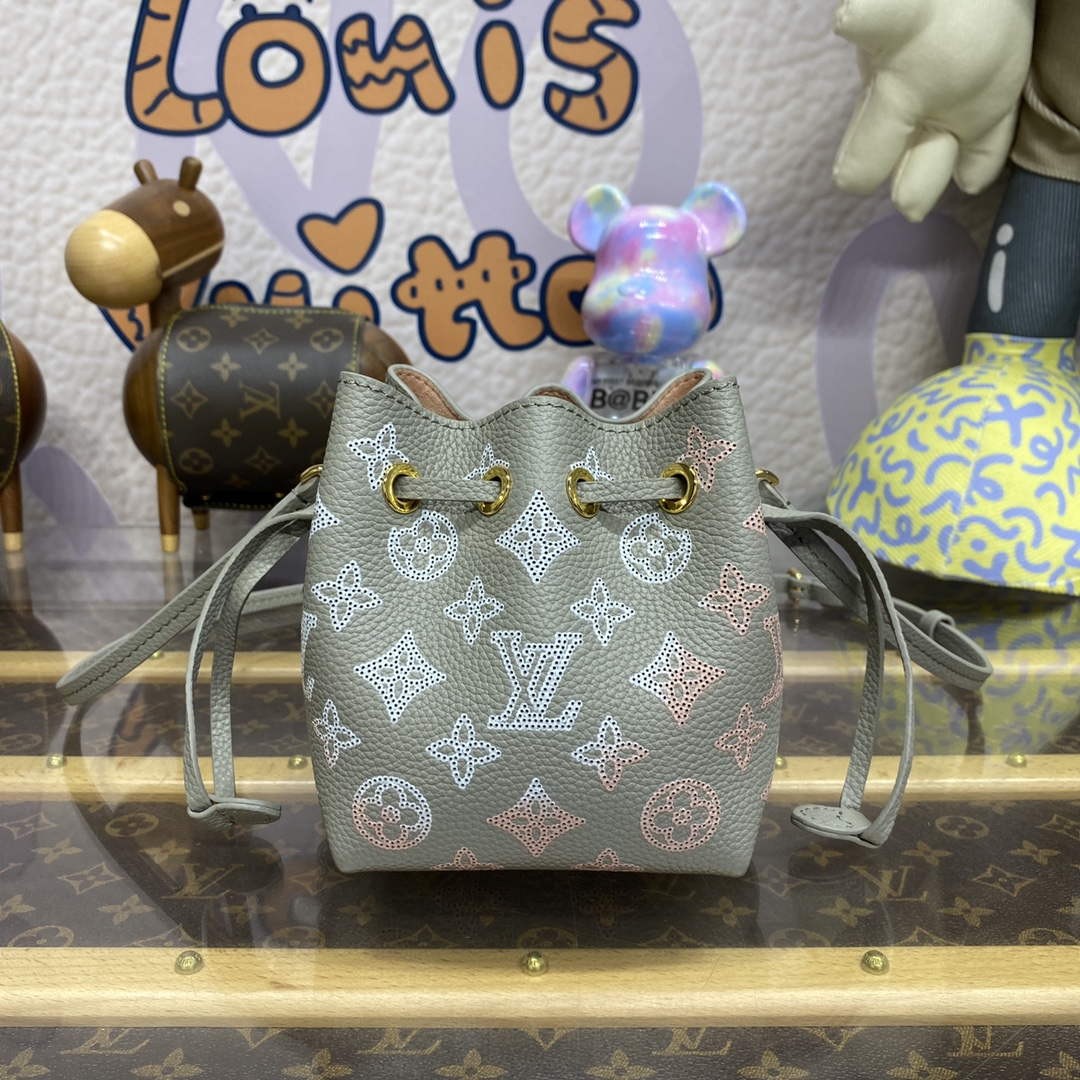 LV M82731 Louis Vuitton Pico Bella Mucket Bag Gray - Default Title - View 2
