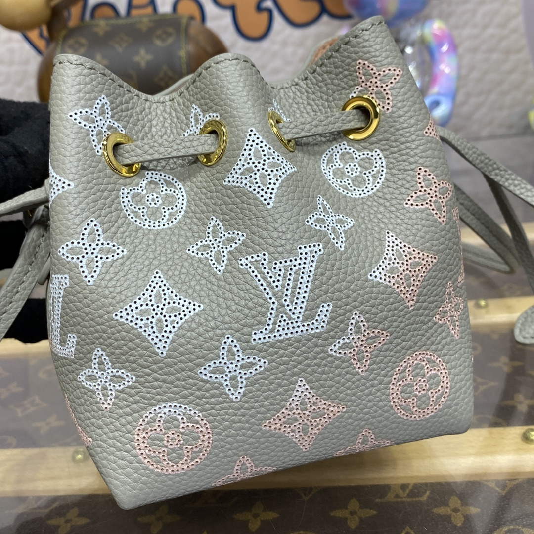 LV M82731 Louis Vuitton Pico Bella Mucket Bag Gray - Default Title - View 5
