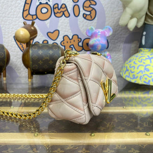 LV M82752 Louis Vuitton Pico GO-14 Bag Beige/Pink - Default Title - View 3
