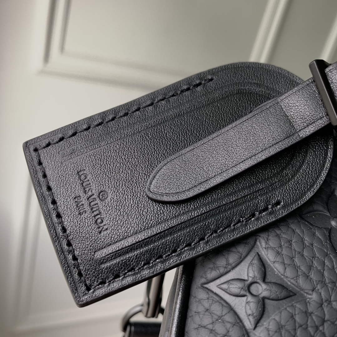 LV M82770 Louis Vuitton Nano Porte Documents Voyage Bag Black leather - Default Title - View 5