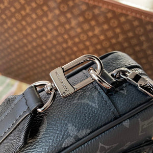 LV M82770 Louis Vuitton Nano Porte Documents Voyage Bag Black - Default Title - View 6