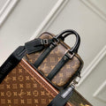 LV M82770 Louis Vuitton Nano Porte Documents Voyage Bag Brown - Default Title - View 1