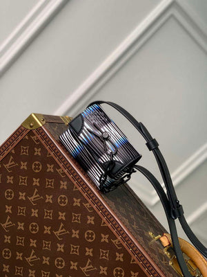 LV M82817 Louis Vuitton Micro Steamer Bag Blue Moon - Default Title - View 1