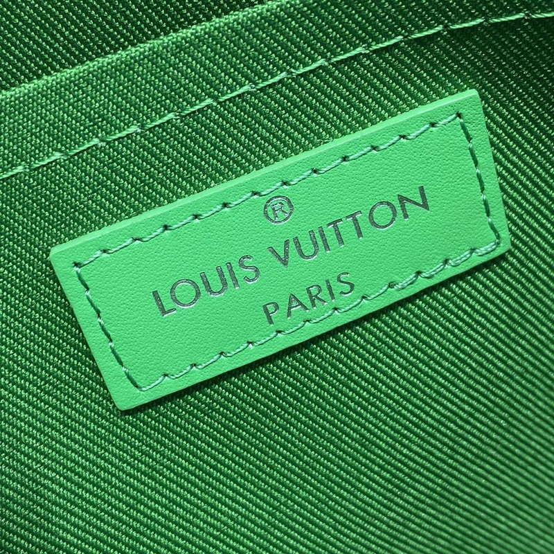 LV M82854 Louis Vuitton Pochette Voyage MM Bag Green - Default Title - View 8