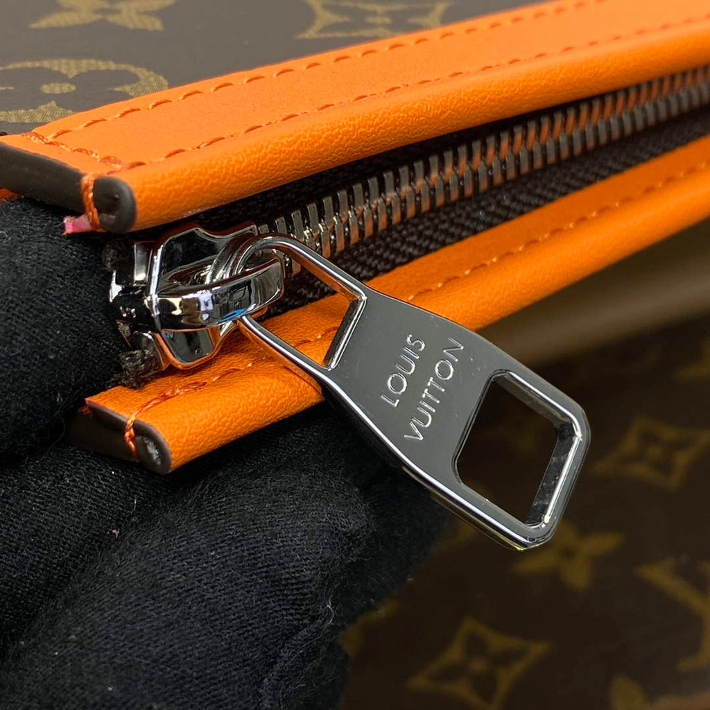 LV M82855 Louis Vuitton Pochette Voyage MM Bag Orange