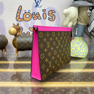 LV M82858 Louis Vuitton Pochette Voyage MM Bag Pink - Default Title - View 3
