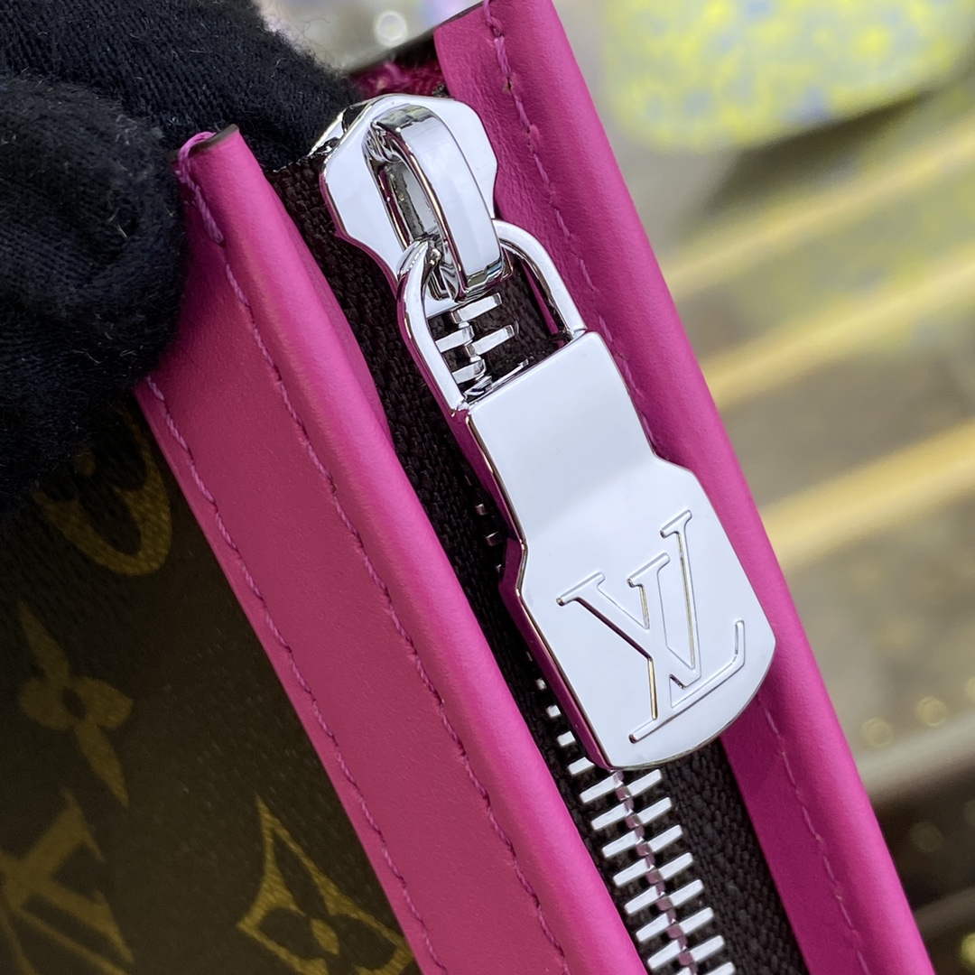 LV M82858 Louis Vuitton Pochette Voyage MM Bag Pink