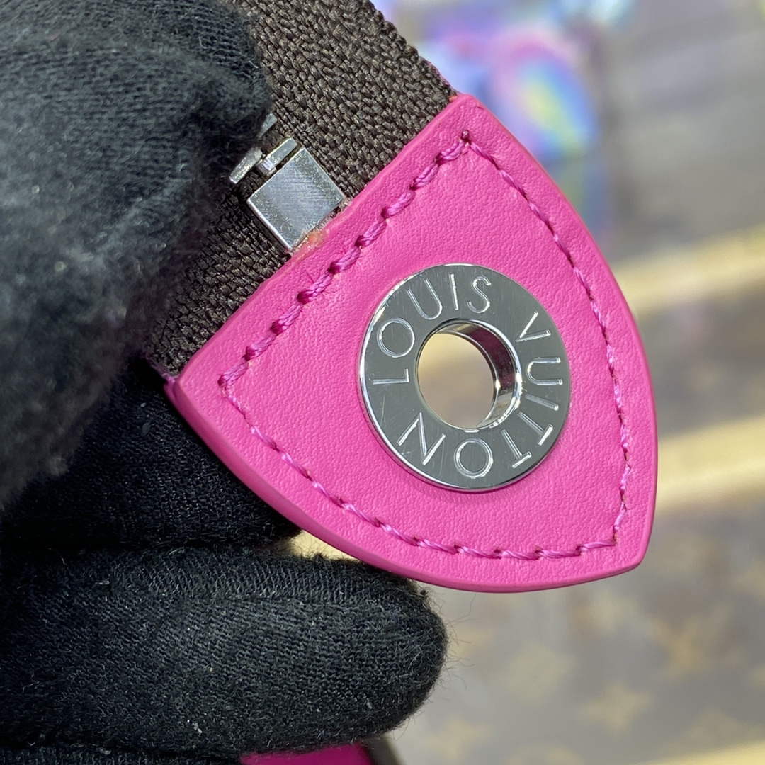LV M82858 Louis Vuitton Pochette Voyage MM Bag Pink - Default Title - View 7