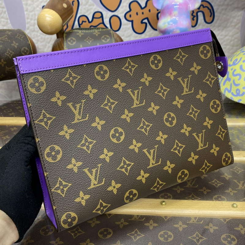 LV M82859 Louis Vuitton Pochette Voyage MM Bag Purple