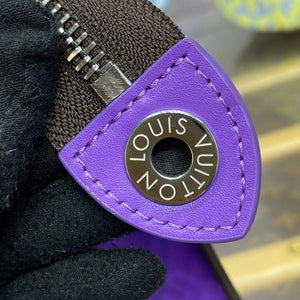 LV M82859 Louis Vuitton Pochette Voyage MM Bag Purple - Default Title - View 7