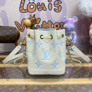 LV M82933 Louis Vuitton Nano No¨¦ Bag Blue - Default Title - View 2