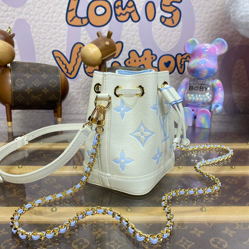 LV M82933 Louis Vuitton Nano No¨¦ Bag Blue