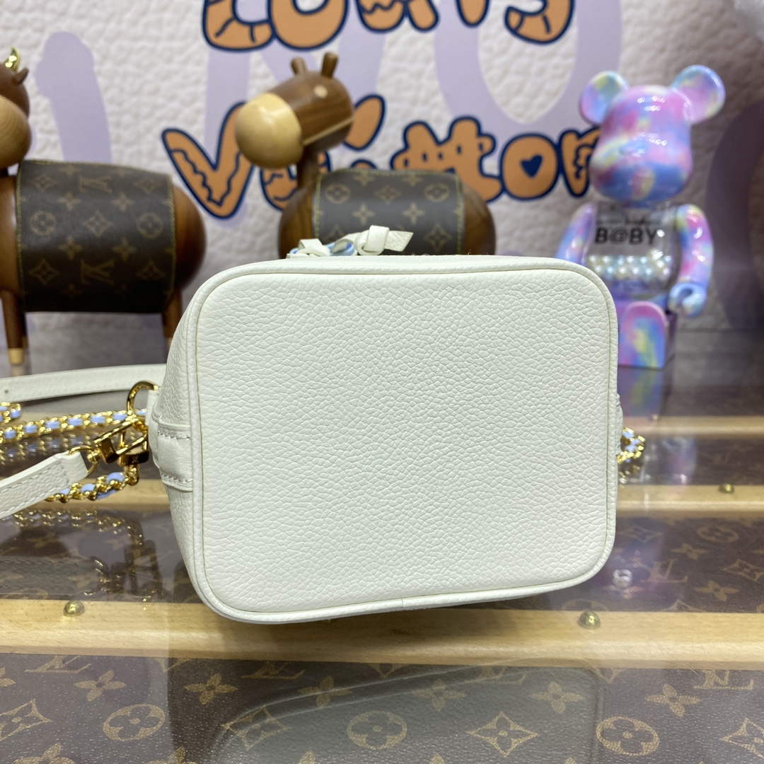 LV M82933 Louis Vuitton Nano No¨¦ Bag Blue - Default Title - View 4