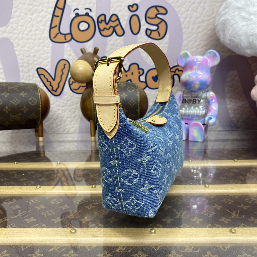 LV M82949 Louis Vuitton Hills Pochette Monogram Denim - Default Title - View 3