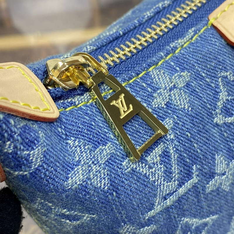 LV M82949 Louis Vuitton Hills Pochette Monogram Denim - Default Title - View 6