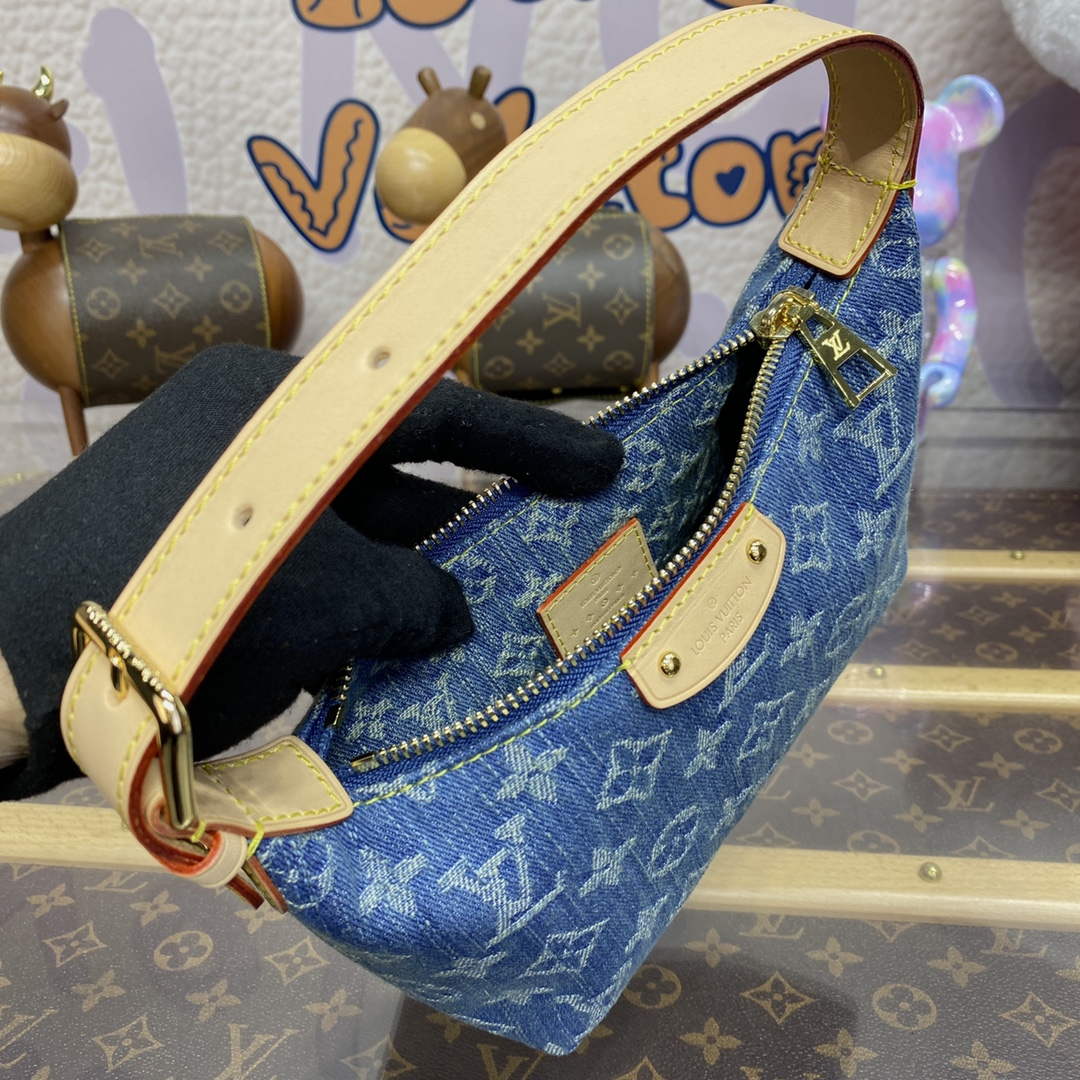 LV M82949 Louis Vuitton Hills Pochette Monogram Denim - Default Title - View 9