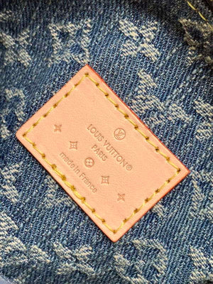 LV M82950 Louis Vuitton Nano Speedy Handbag Monogram Denim - Default Title - View 9