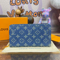 LV M82958 Louis Vuitton New LV Remix Zippy Wallet Monogram denim - Default Title - View 1
