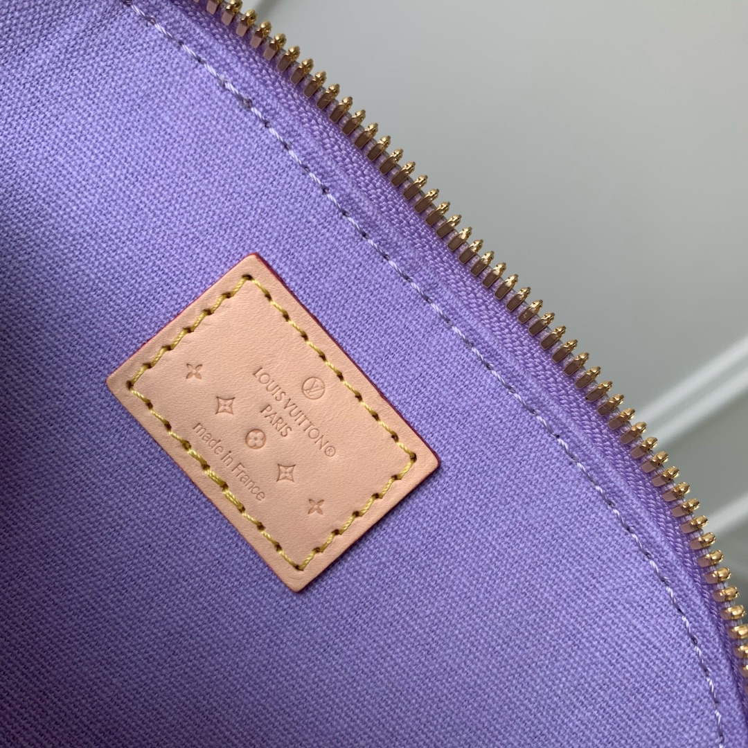 LV M82974 Louis Vuitton Nano Alma Handbag Glossy Lilac - Default Title - View 8