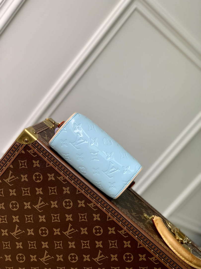 LV M83000 Louis Vuitton Nano Speedy Bag Sky Blue - Default Title - View 4