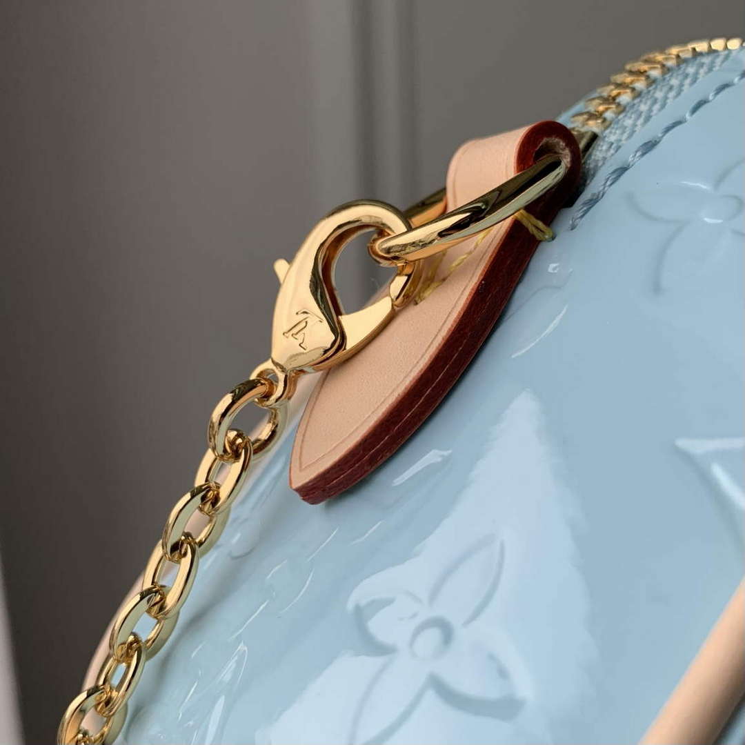 LV M83000 Louis Vuitton Nano Speedy Bag Sky Blue - Default Title - View 6