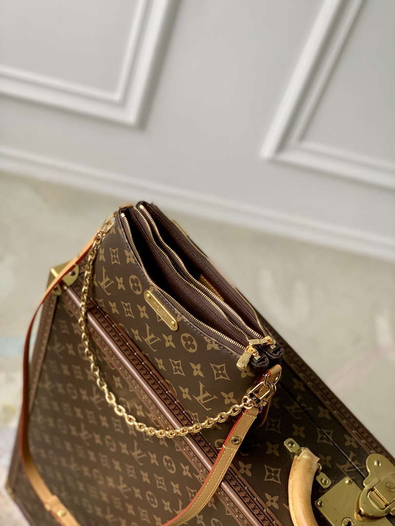 LV M83008 Louis Vuitton Liv Pochette Bag Monogram - Default Title - View 9
