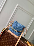 LV M83043 Louis Vuitton Nano No¨¦ Bag Denim Blue