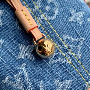 LV M83043 Louis Vuitton Nano No¨¦ Bag Denim Blue - Default Title - View 6