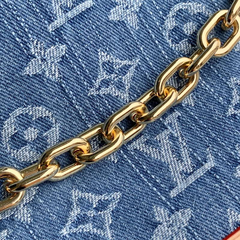 LV M83043 Louis Vuitton Nano No¨¦ Bag Denim Blue