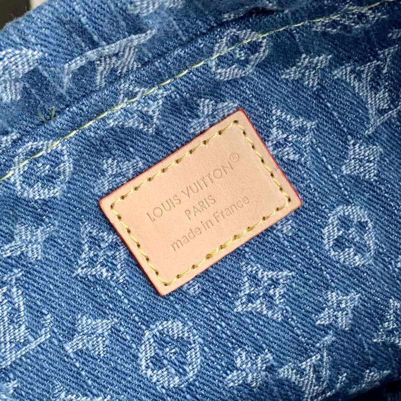 LV M83043 Louis Vuitton Nano No¨¦ Bag Denim Blue - Default Title - View 8