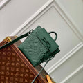 LV M83052 Louis Vuitton Nano Steamer Bag Forest Green - Default Title - View 1