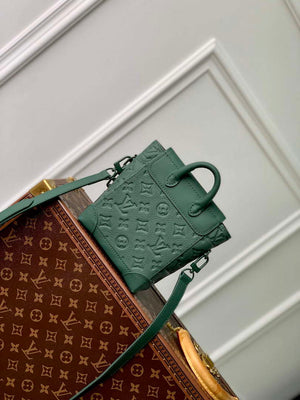 LV M83052 Louis Vuitton Nano Steamer Bag Forest Green - Default Title - View 3