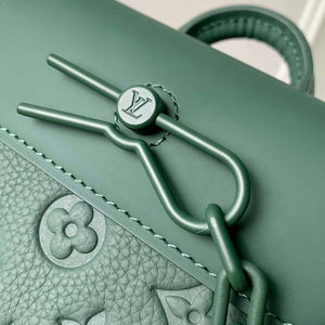 LV M83052 Louis Vuitton Nano Steamer Bag Forest Green - Default Title - View 5