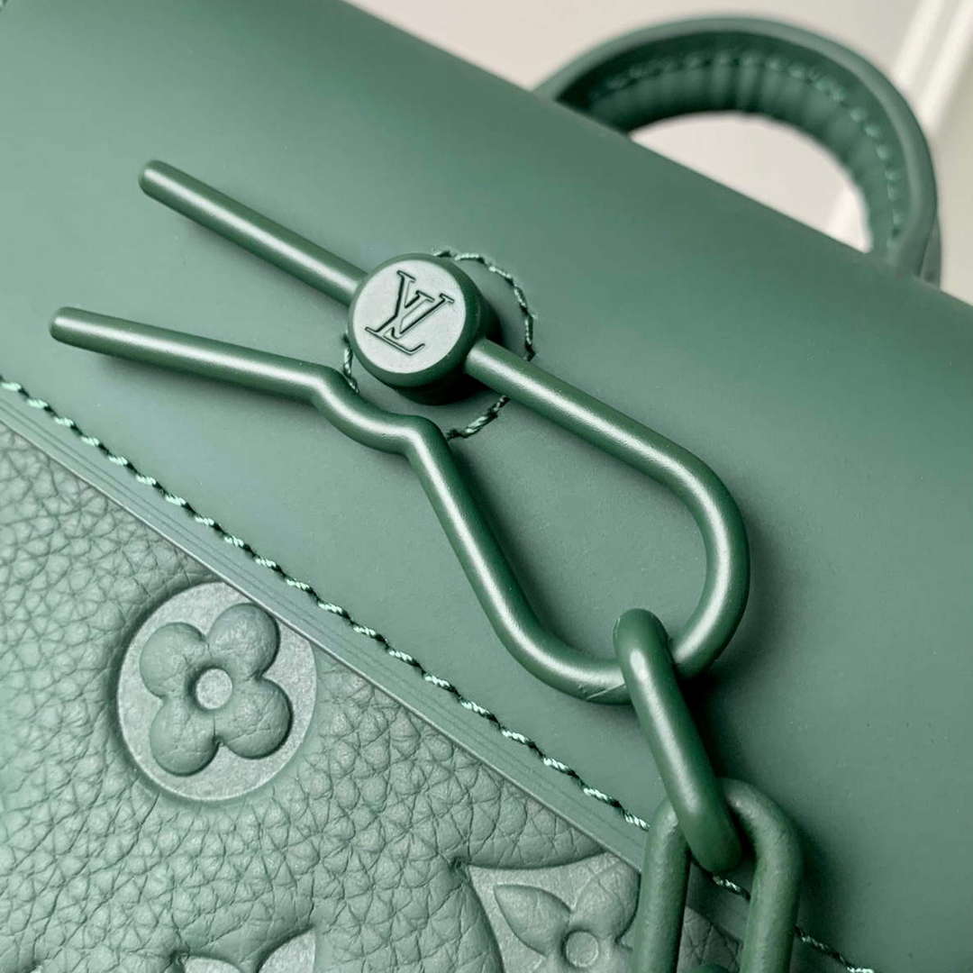 LV M83052 Louis Vuitton Nano Steamer Bag Forest Green