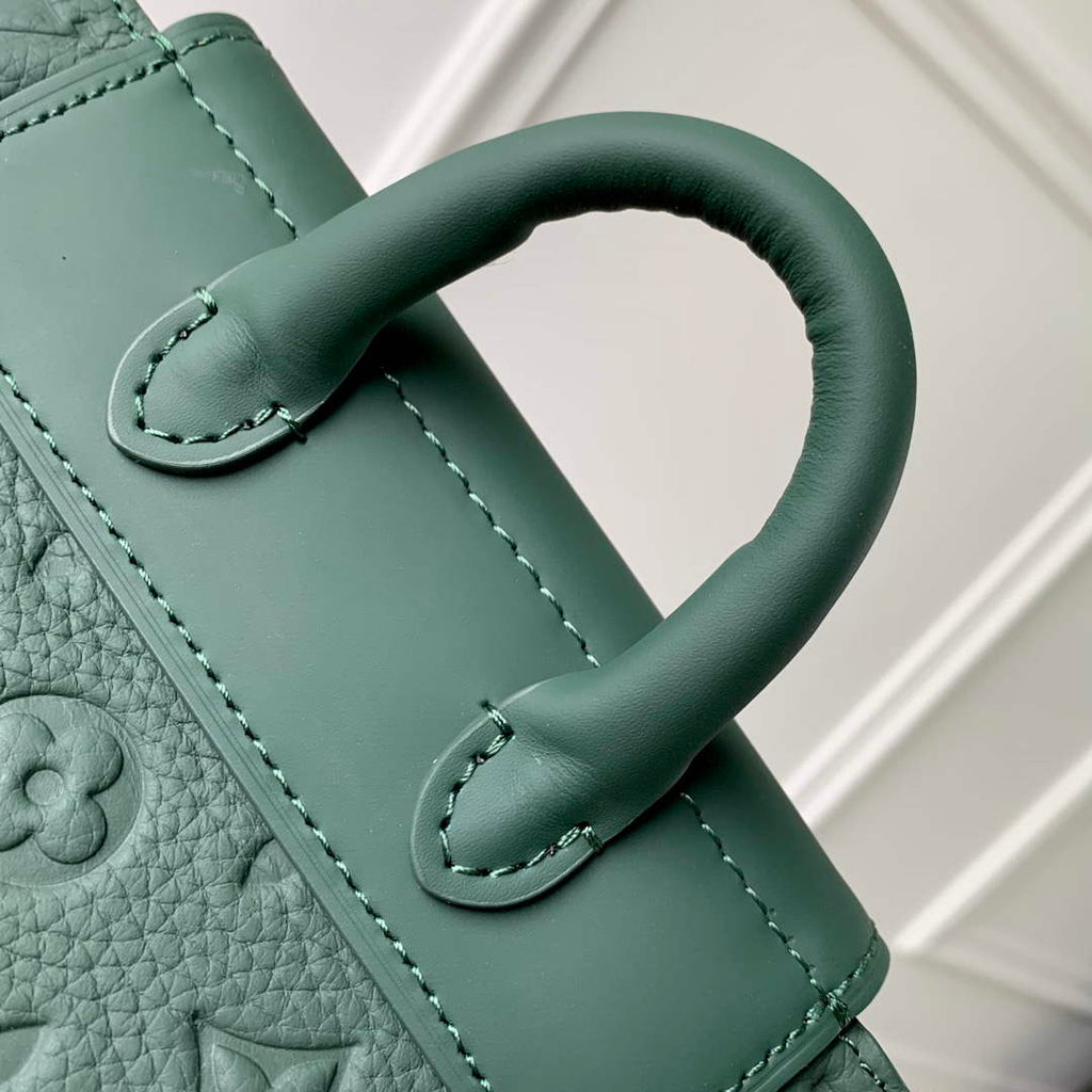 LV M83052 Louis Vuitton Nano Steamer Bag Forest Green